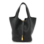Taurillon Clemence Picotin Lock 22 MM Black