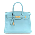 Togo Birkin 30 Bleu Saint Cyr
