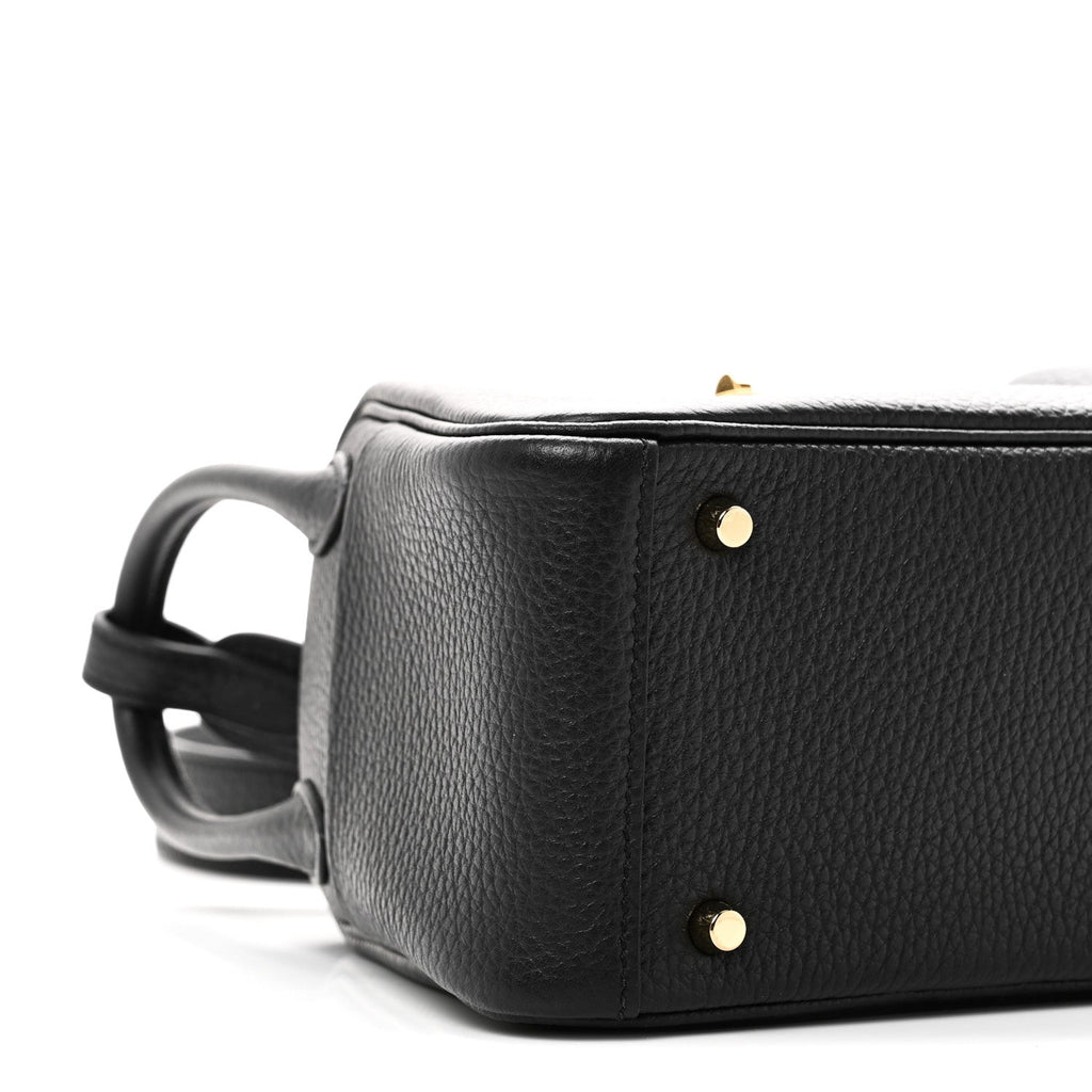 Taurillon Clemence Mini Lindy 20 Black