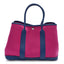 Toile Officier Negonda Garden Party Tote 30 TPM Magnolia Bleu Agate