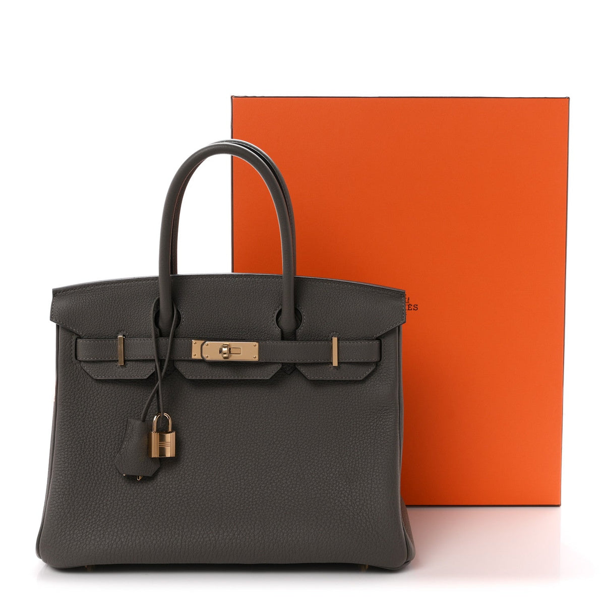 Togo Birkin 30 Gris Meyer