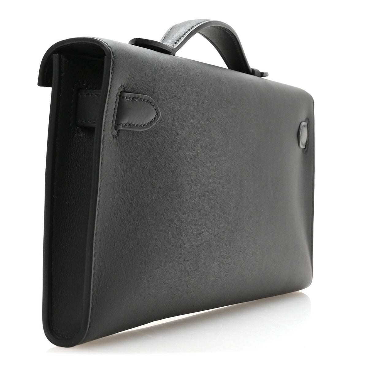 Swift Kelly Cut Clutch Pochette Black