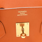Epsom Birkin 35 Orange
