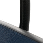 Epsom Tri-Color Birkin 25 Deep Bleu Bleu Hydra Black