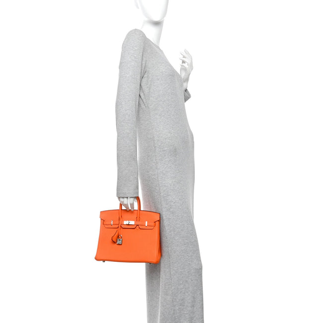 Togo Birkin 25 Orange Minium Main Image