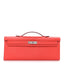 Epsom Kelly Cut Clutch Pochette Rose Jaipur