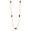 Pearl Medallion Long Necklace Gold