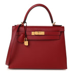Epsom Kelly Sellier 28 Rouge Grenat