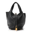 Taurillon Clemence Picotin Lock 18 PM Black
