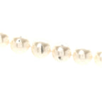 Crystal Pearl CC Long Necklace Gold