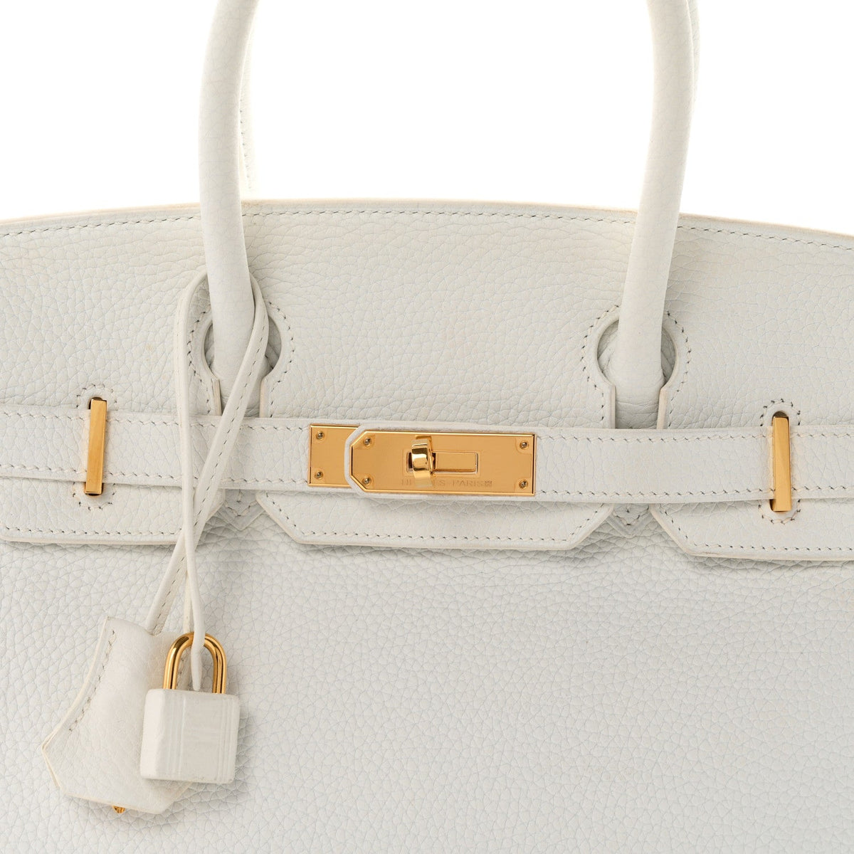 Taurillon Clemence Birkin 30 White