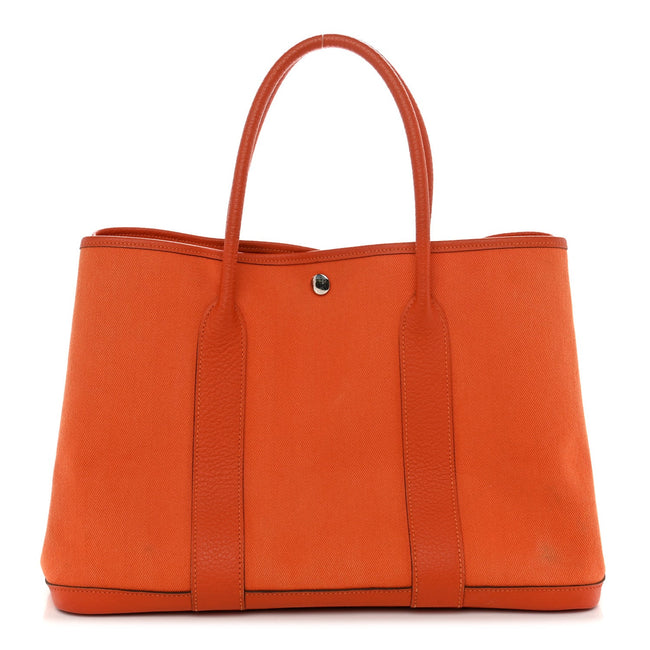 Toile Negonda Garden Party Tote 36 MM Orange Hover Image