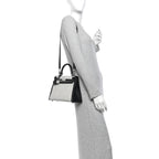 Toile H Swift Kelly Sellier 25 Ecru Black