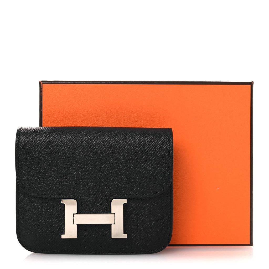 Epsom Constance Slim Wallet Black