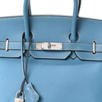 Taurillon Clemence BIRKIN 35 Blue Jean