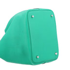 Taurillon Clemence Swift Eclat Picotin Lock 22 MM Menthe Vert Bosphore