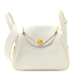Taurillon Clemence Mini Lindy 20 New White