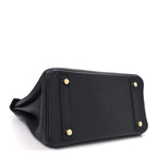 Togo Birkin 25 Black Black