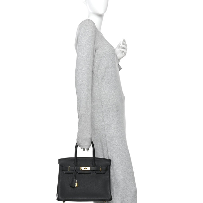 Togo Birkin 30 Black Main Image