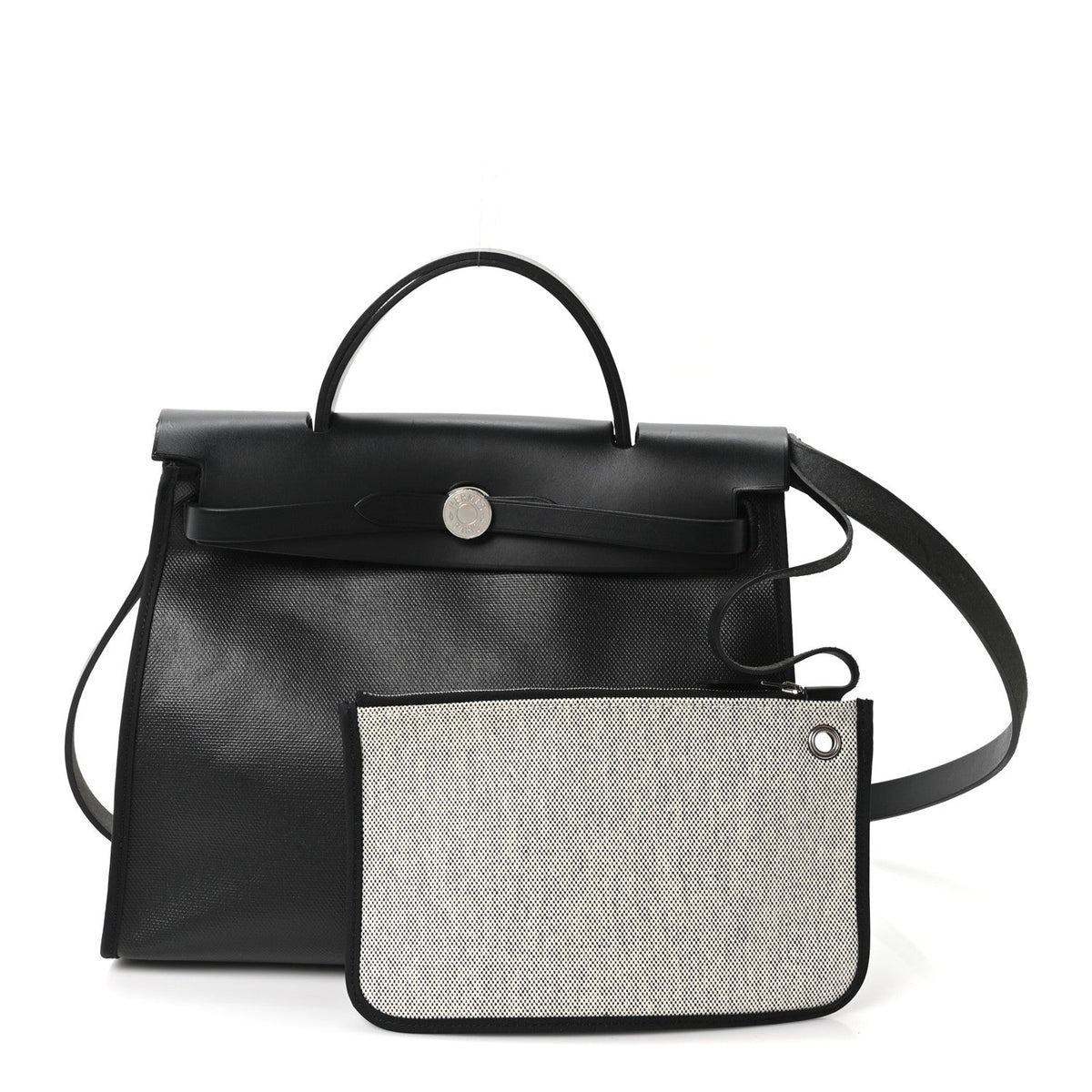Toile H Berline Vache Hunter Herbag Zip PM 31 Black Ecru
