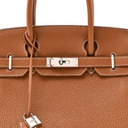 Taurillon Clemence Birkin 30 Gold