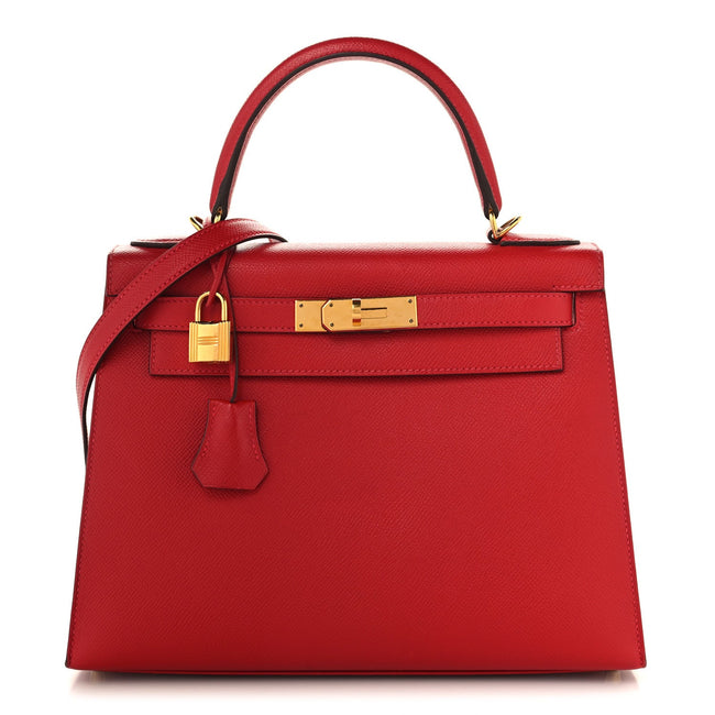 Epsom Kelly Sellier 28 Rouge Casaque Hover Image