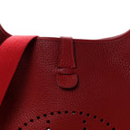 Taurillon Clemence Evelyne II PM Rouge Garance