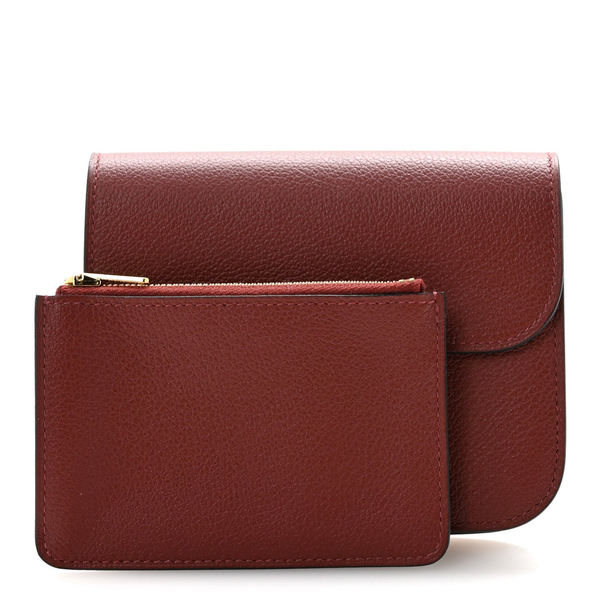 Evercolor Constance Slim Wallet Rouge H