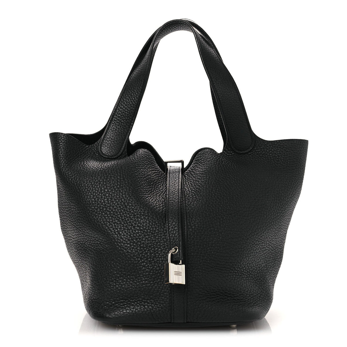 Taurillon Clemence Picotin Lock 22 MM Black