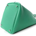 Taurillon Clemence Swift Eclat Picotin Lock 18 MM Menthe Vert Bosphore