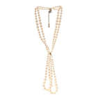 Pearl Multi Strand CC Necklace Gold