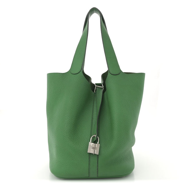 Taurillon Clemence Picotin Lock 26 GM Bamboo Hover Image