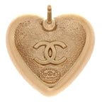Pearl Crystal CC Heart Earrings Gold White Gold