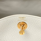 Taurillon Clemence Mini Lindy 20 New White