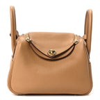 Taurillon Clemence Mini Lindy 20 Biscuit