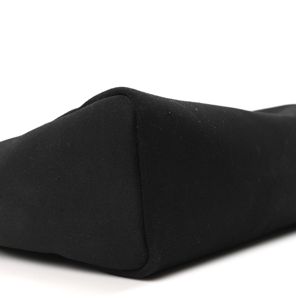Toile Vache Calfskin Herbag 30 PM Ficelle Black