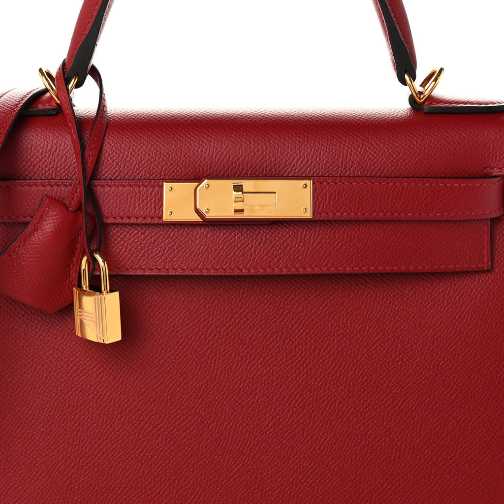 Epsom Kelly Sellier 28 Rouge Grenat