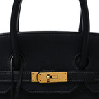 Chevre De Coromandel Birkin 35 Black