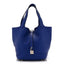 Taurillon Clemence Picotin Lock 22 MM Bleu Electrique