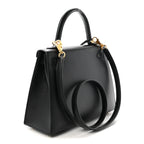 Epsom Horseshoe Kelly Sellier 25 Black Bleu Electrique