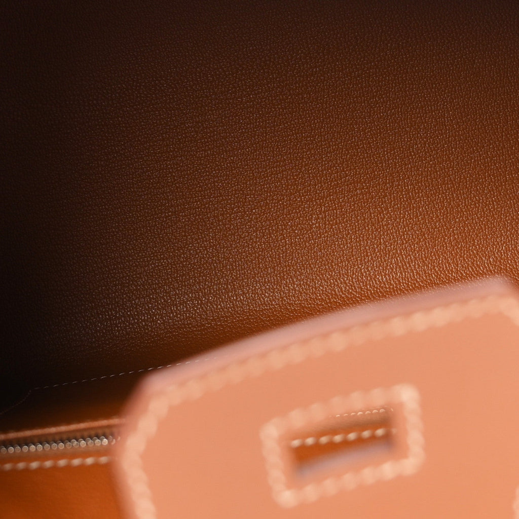 Madame Calfskin Birkin Sellier 25 Gold