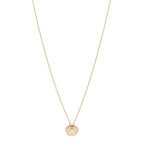 18K Yellow Gold Diamond Bouton de Camelia Pendant Necklace