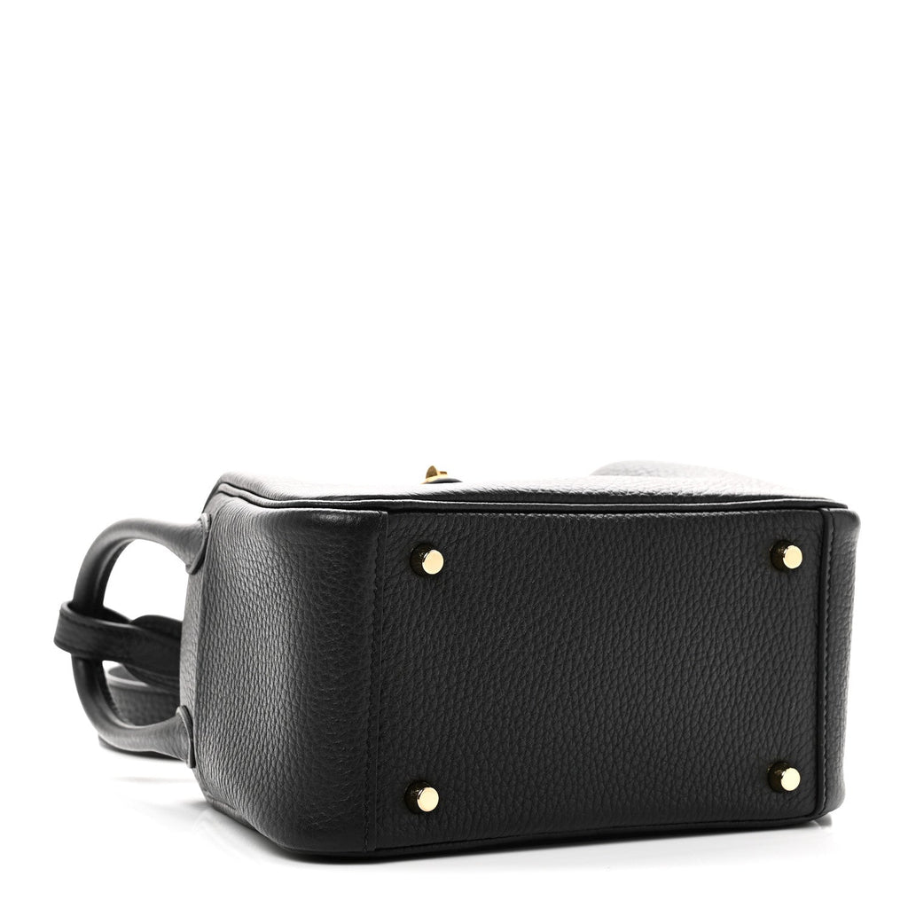 Taurillon Clemence Mini Lindy 20 Black