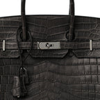 Matte Niloticus Crocodile Birkin 35 Graphite