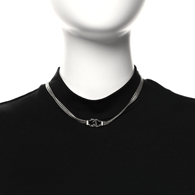 Metal Chain CC Choker Silver Main Image