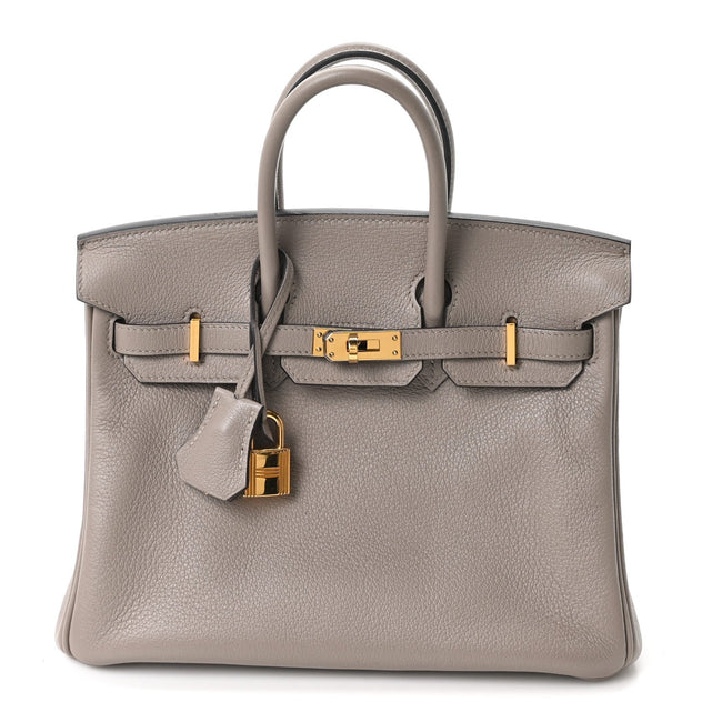 Taurillon Novillo Birkin 25 Gris Asphalte Hover Image