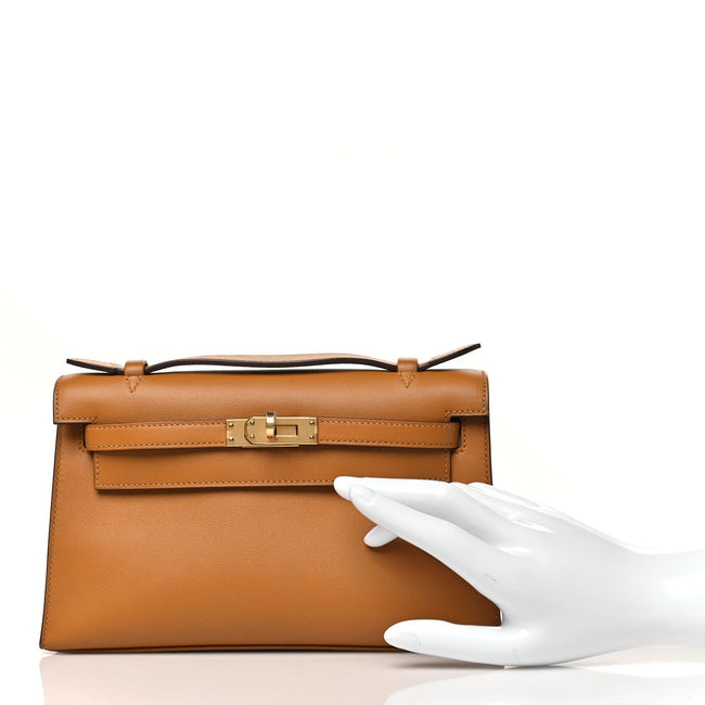 Swift Kelly Pochette Clutch Sesame Main Image