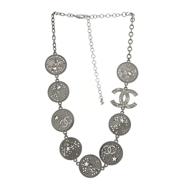 Ruthenium Crystal Star CC Necklace Hover Image