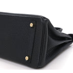 Togo Birkin 25 Black Black