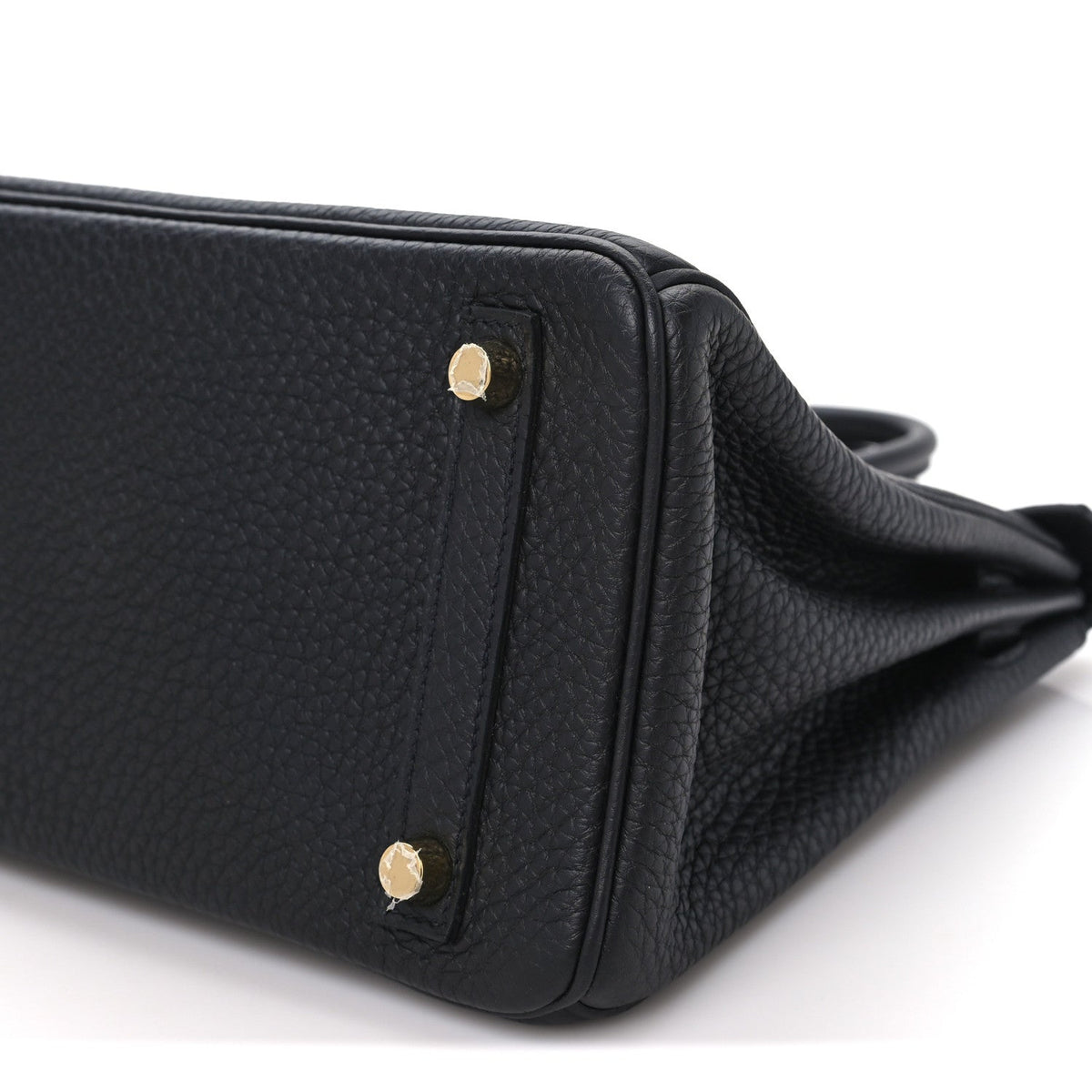 Togo Birkin 25 Black Black